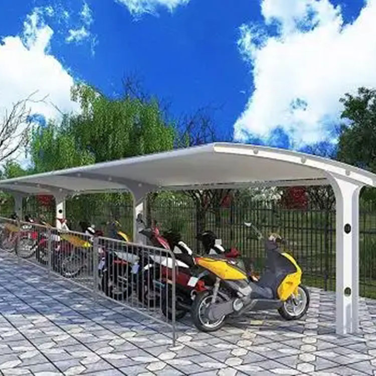 伊兰县膜结构电动车棚